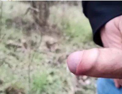 Someone Can See Me! Cum And Pee Outdoors