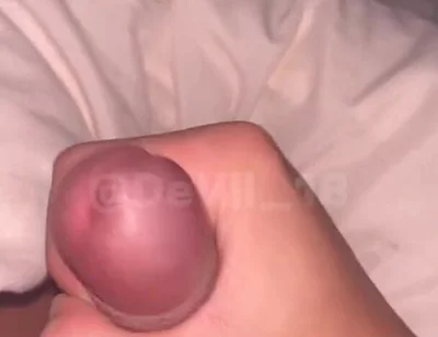 Hot 18 Year Old Boy Masturbates with His Hairy Cock Until He Cums Juicy and Plays with His Cum