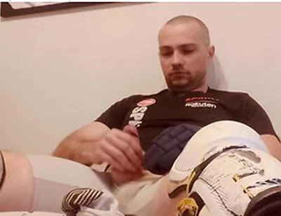 Wank In Hockey Shinpads Soccer Cleats And Hockey Gloves