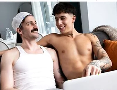 College Buddies Angel Elias & Seb Leblan Watch Porn For The First Time Post Breakup