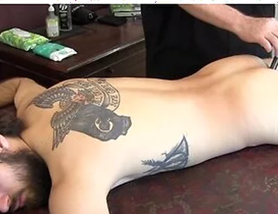 Horny Masseur Cant Resist Devouring Leeroys Cock And Asshole