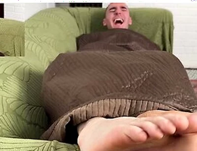 Spiritmonkey Giggles While Matt Enjoys Tickling His Feet