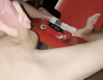 Athletic Russian guy with a massive cock cums on his abs with moans