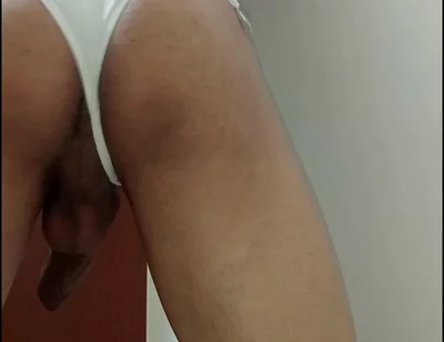 Showing Her Panties Under Her Skirt with POV Surprise, Come and Bust My Ass