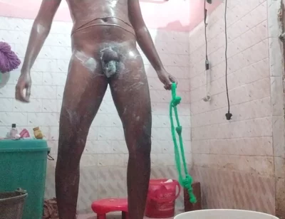 Tamil10inches BBC Hard at Very Cold Water!