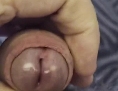 Daddy Lies and Strokes His Big Cock Waiting for My Wet Hole
