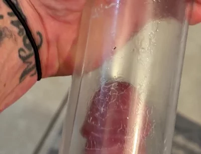 Pumping up Penis