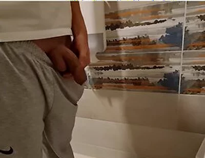 Young Gay Long Pissing At Home