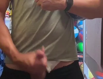Alpha Stud Jockdad87 Shoots a Load of Football Cum