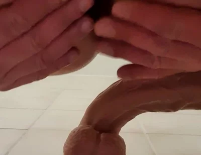 How Does He Fit This Huge Vibrator in His Ass
