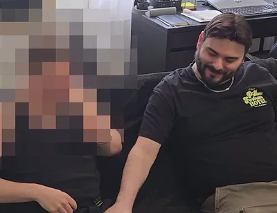 Straight Curious Handyman Came Back to Get His Big Cock Sucked Again