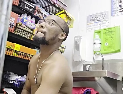 Jerking off at My Second Job