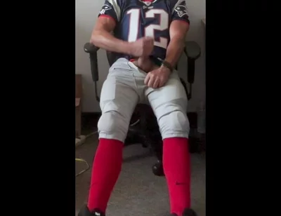 Jockdad87 Jerks and Shoots a Load in His Football Uniform