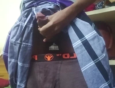 Desi Teen Boy Cumshot and Jerk off in Home.