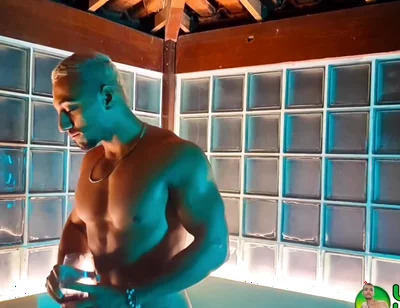 Solo Muscle Jerk off Big Cumshot! Uncut Latinos