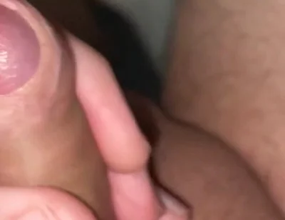 Jerking off Small Tiny Uncut Dick with Cumshot