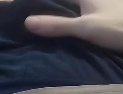 Guy in Panties Massages His