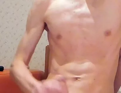 Very Handsome Guy Gets an Incredible Orgasm