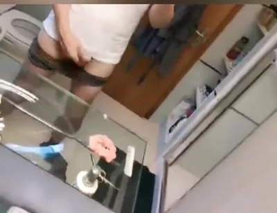 Hot Daddy Caught Jerking off with Huge Cumshot
