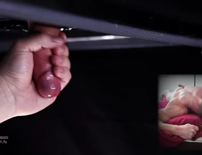 Watch Zander Fly and His Massive Uncut Canon Throbbing While He Thrusts It Through the Hole in My Milking Table