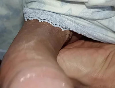 Big Cock and Venoza, Intense Masturbation in Pajamas, Submissive POV