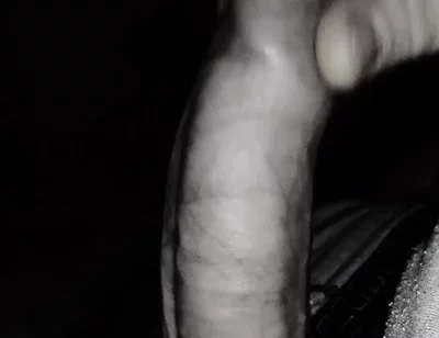 Late Night Cum. Sliding Foreskin on Dickhead. Close up Orgasm.