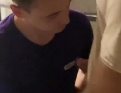 Blowing a Hung Stud in the Stairwell