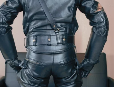 Leather Uniform Close up [alternate Take]