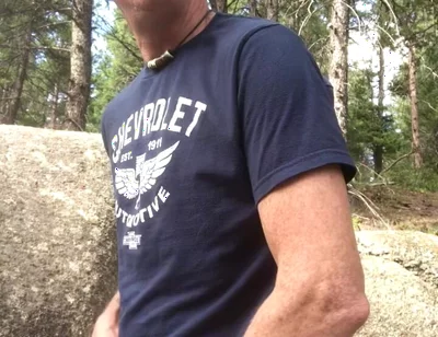 Pornstar Adam Kaye Jacks off in the Woods