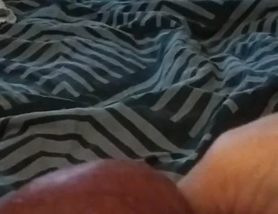 My Friend Lies on the Bed and Plays with His Big Cock