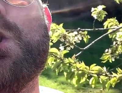 Smoking My Cigar Outdoors in the Summer Heat