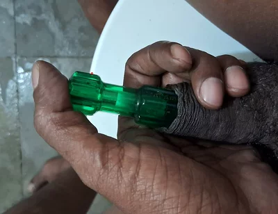 Playing with My Penis with Screwdriver