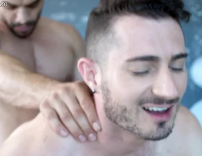 Buff Exchange Student 18+ Lets Roommate Ride His Cock