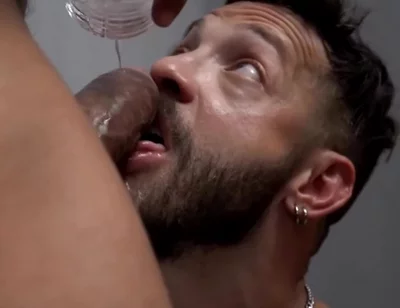 Viktor Rom And John Brachalli In Bottom Bends Over For Domineering Hunk