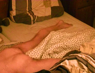Naked Bed Hump Masturbation