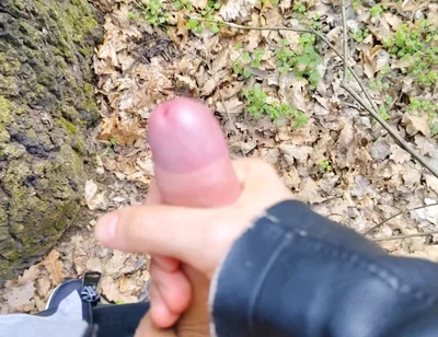 Outdoor Piss, Wank and Cum