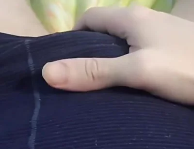 Teasing My Throbbing Bulge - Jerking off Through the Thin Fabric