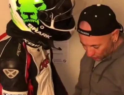 Humiliation at the hotel with fetish outfits biker