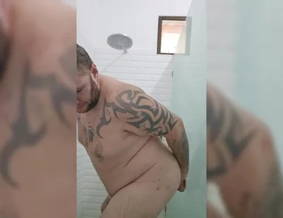 Jimbob Soapy Shower Dildo Riding