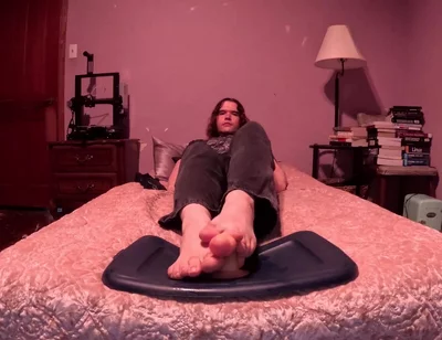 I Give My Dildo a Footjob