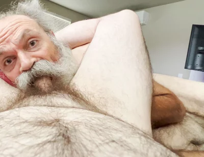 Old Hairy Daddy Bear Sucks Boy